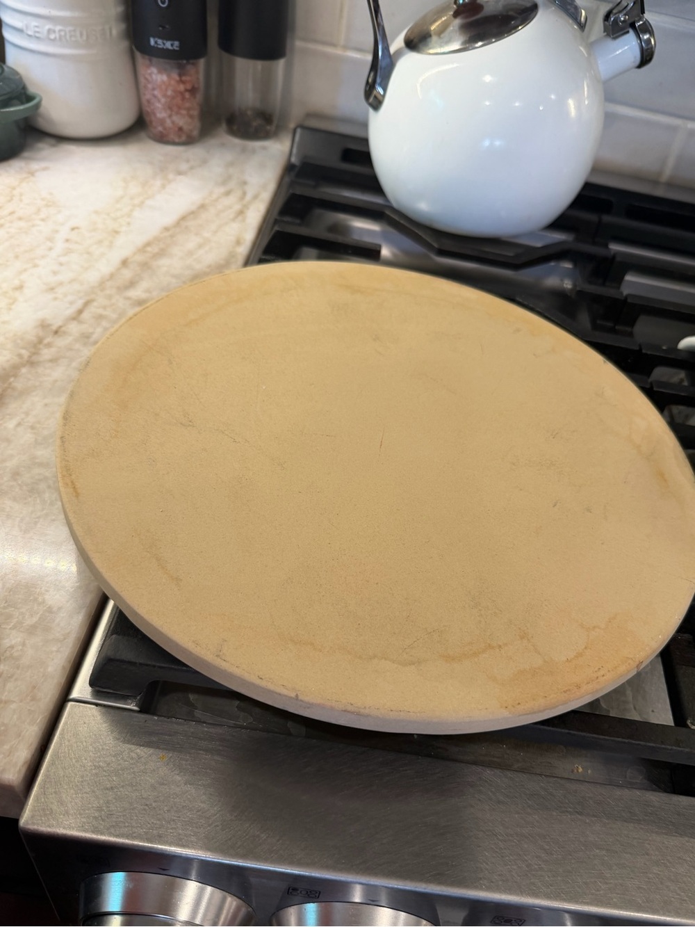 Pampered Chef pizza stone 13”